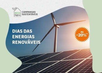 Dias da Energia Renovável com descontos até 20% de 20 de maio a 5 de junho